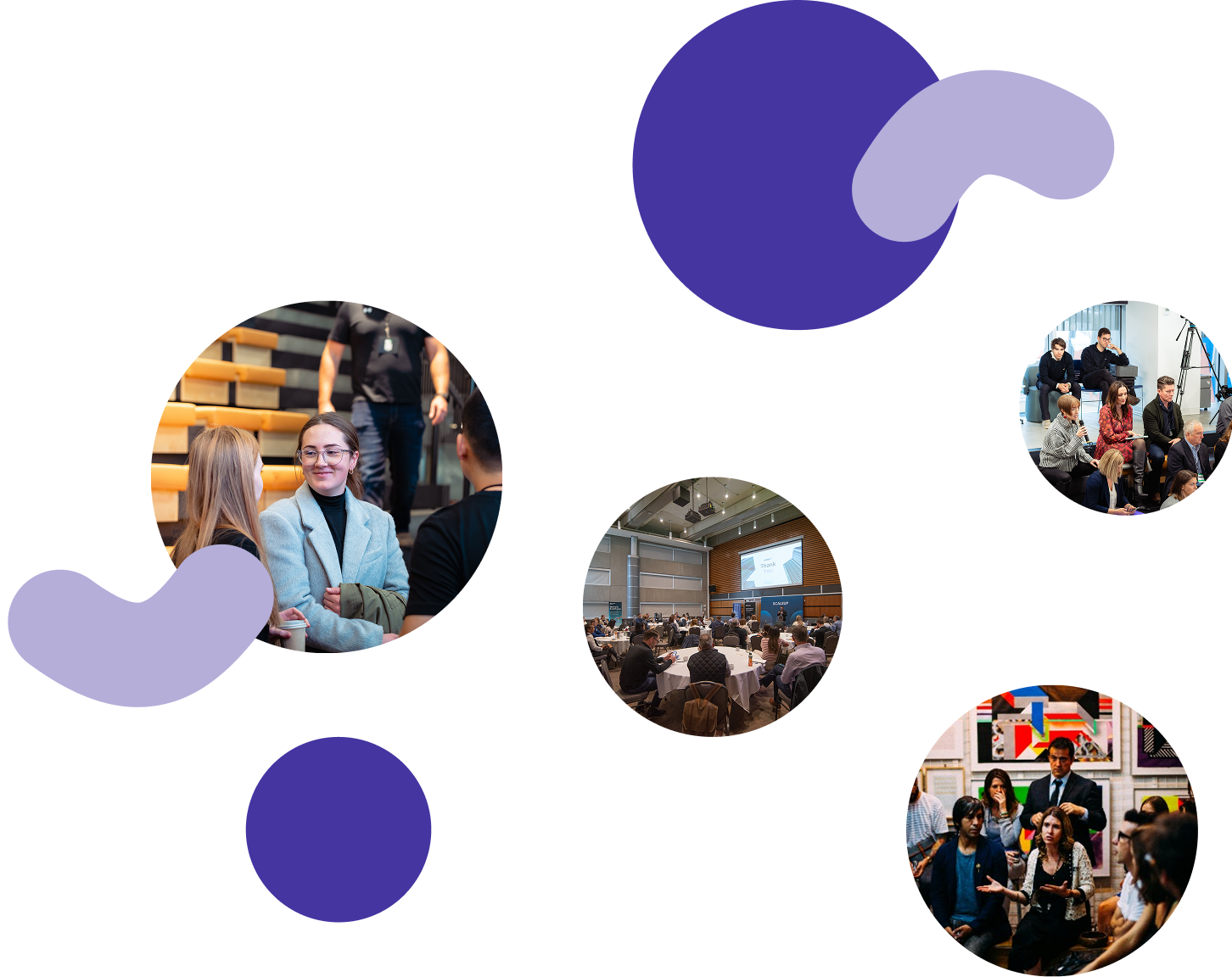 Professional networking moments